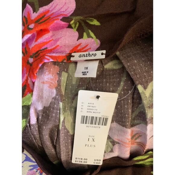 NWT Anthropologie Piper Bandeau Maxi Dress - Size 1X MSRP $118 - Picture 8 of 8